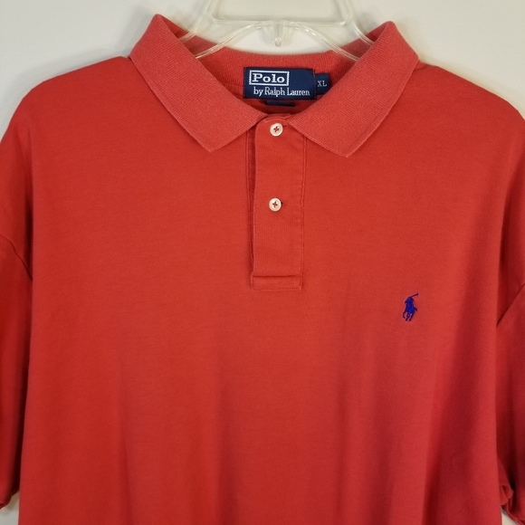 Polo Ralph Lauren Red Polo Shirt XL - Picture 8 of 16